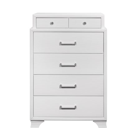 Global Furniture Usa Transitional Glam  Jordyn White Chest 1184